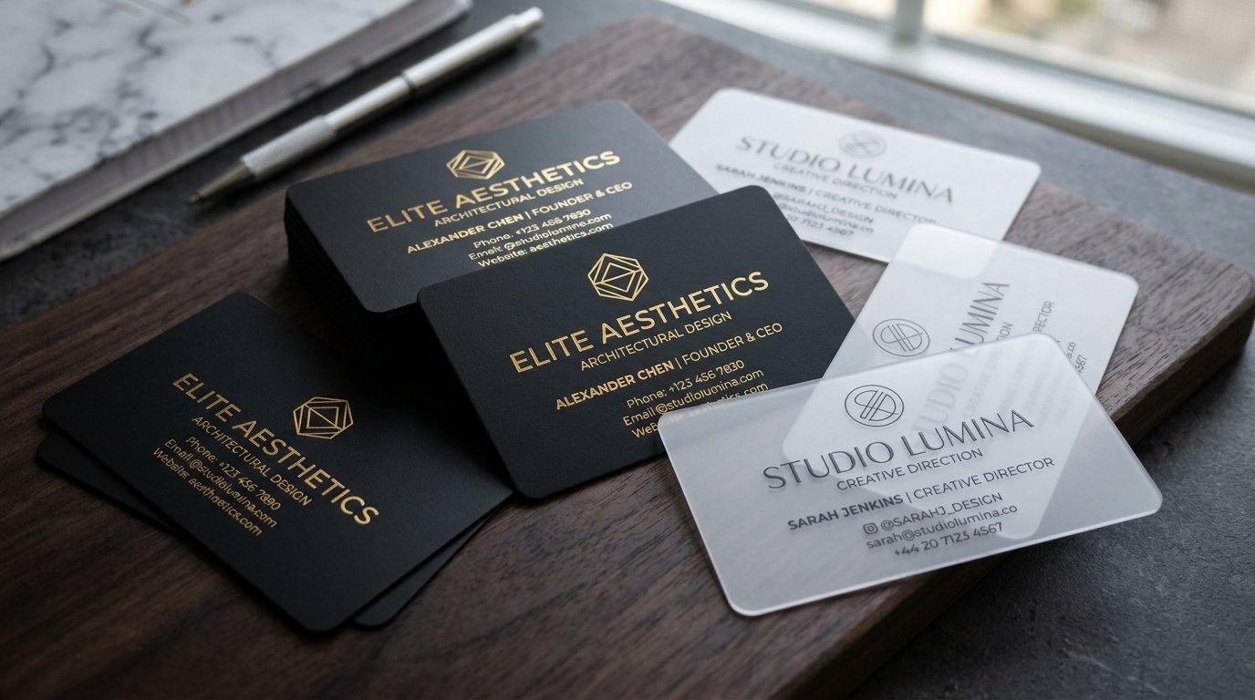 PVC Plastic Visiting Cards vs. Paper Cards: Waterproof & Tearproof