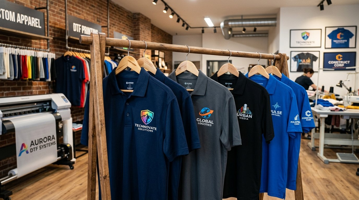 Custom T-Shirt & Corporate Uniform Printing: DTF vs. Screen Printing